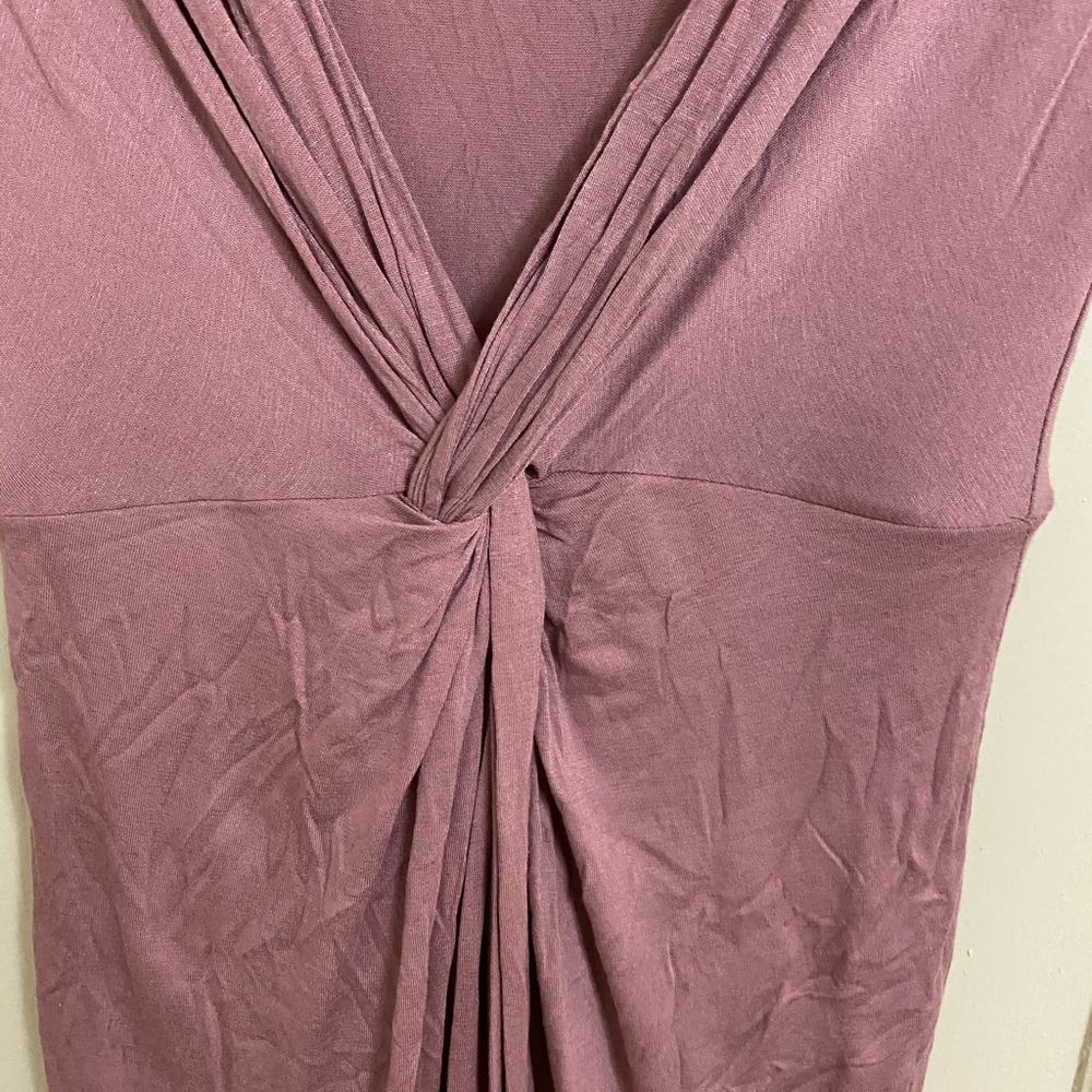 Pink V neck Dress 👗 - Picture 3 of 4